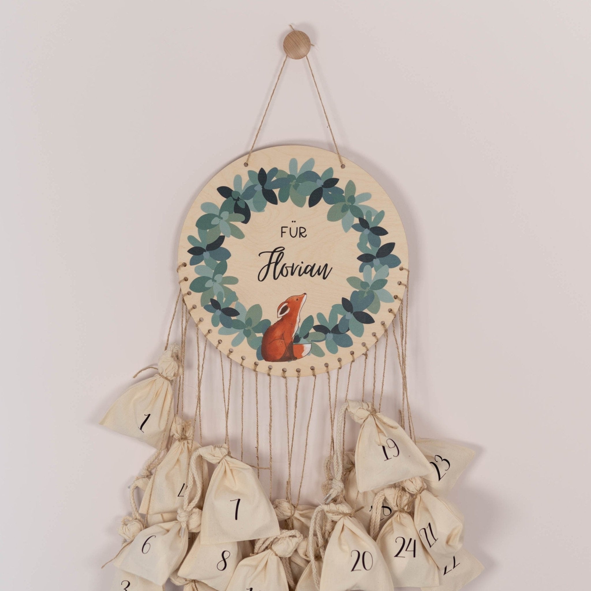 Personalisierter Adventskalender | Fuchs