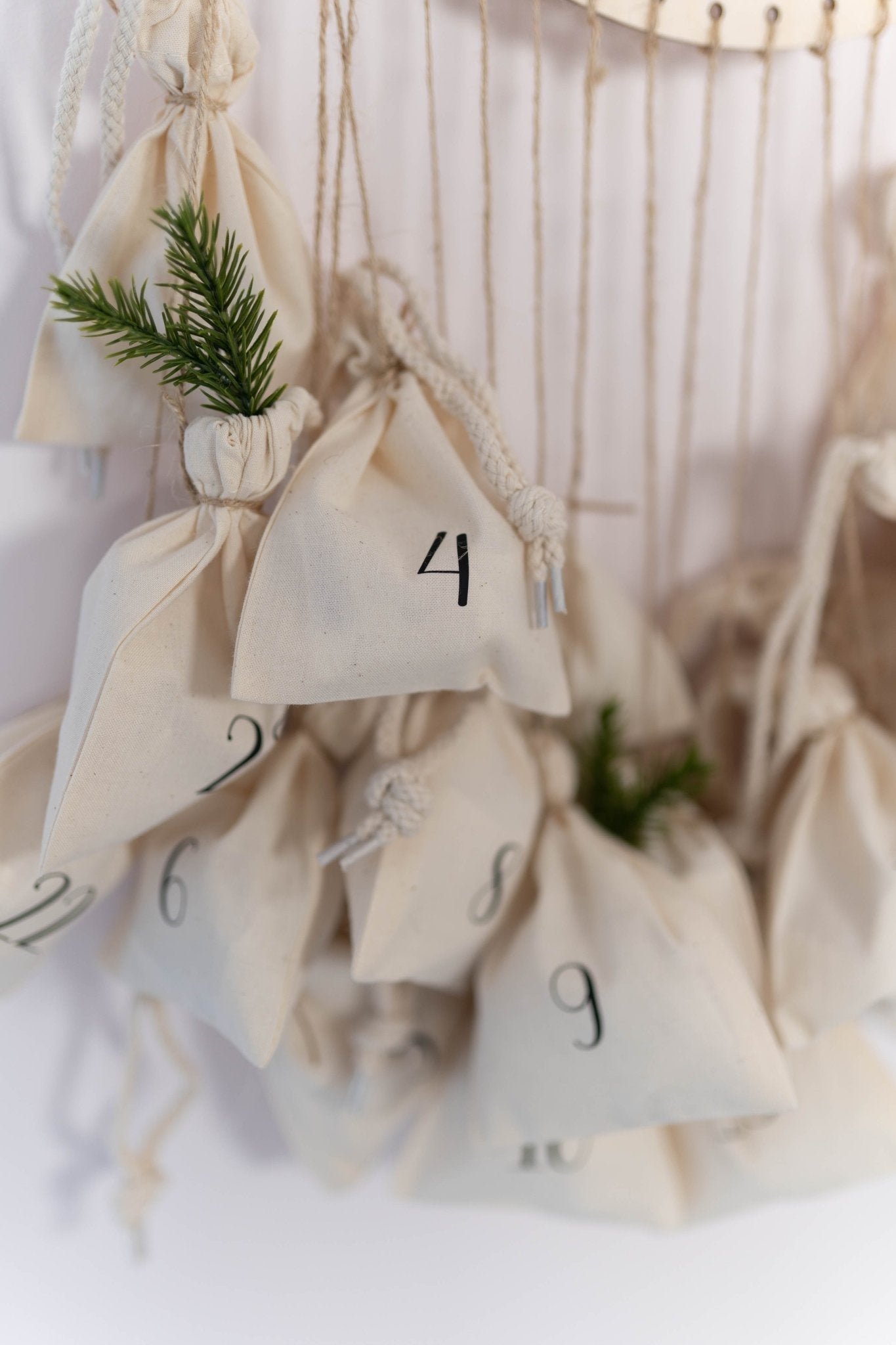 Personalisierter Adventskalender | Weihnachtskranz