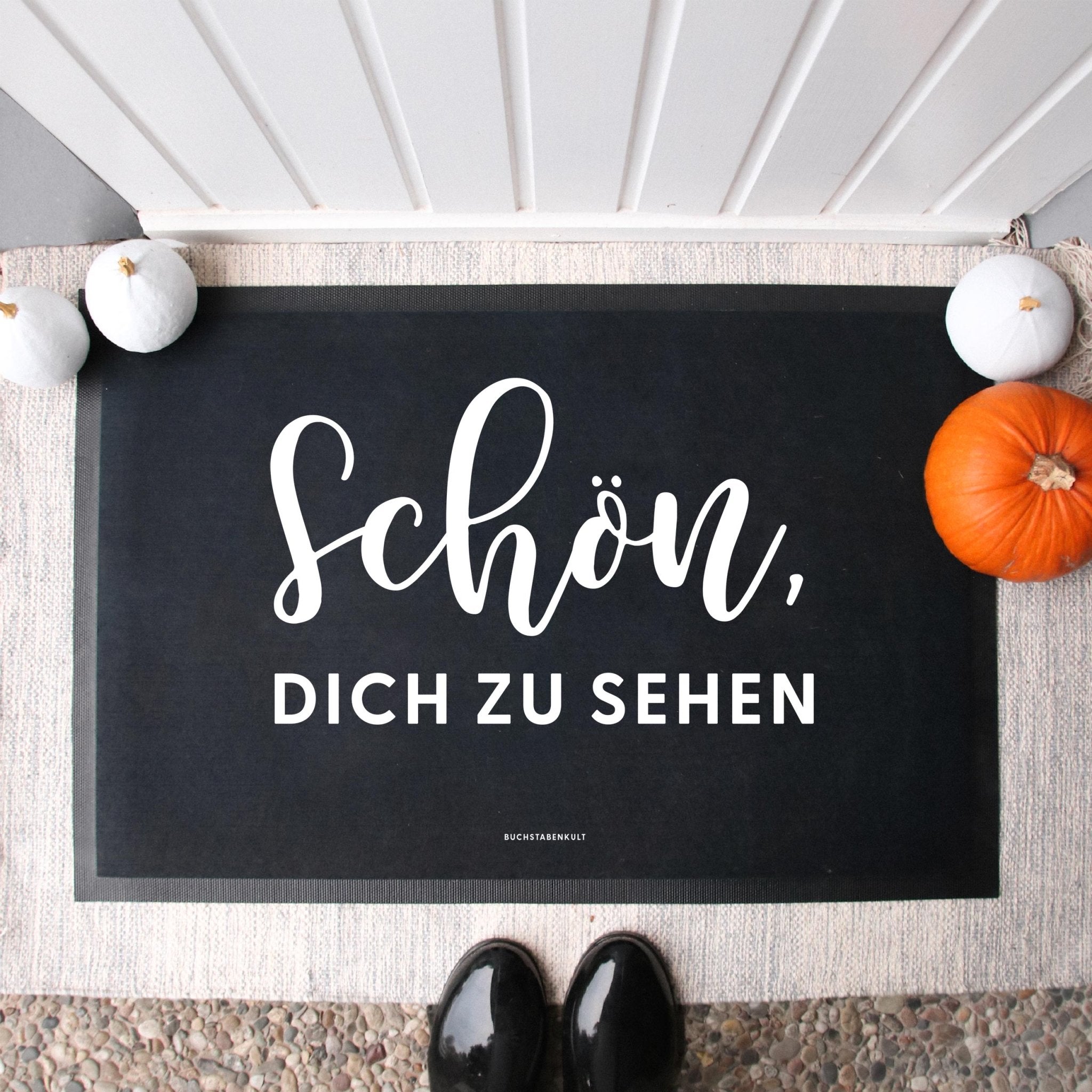 Stoff Fußmatte | Schön, dich zu sehen