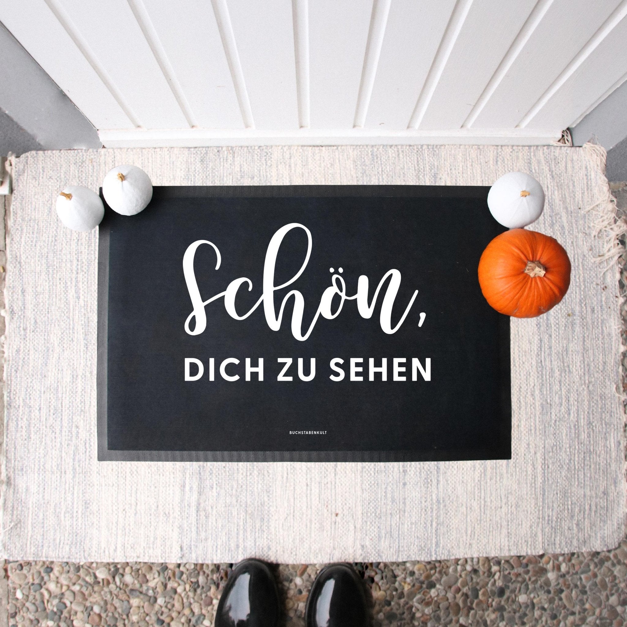 Stoff Fußmatte | Schön, dich zu sehen